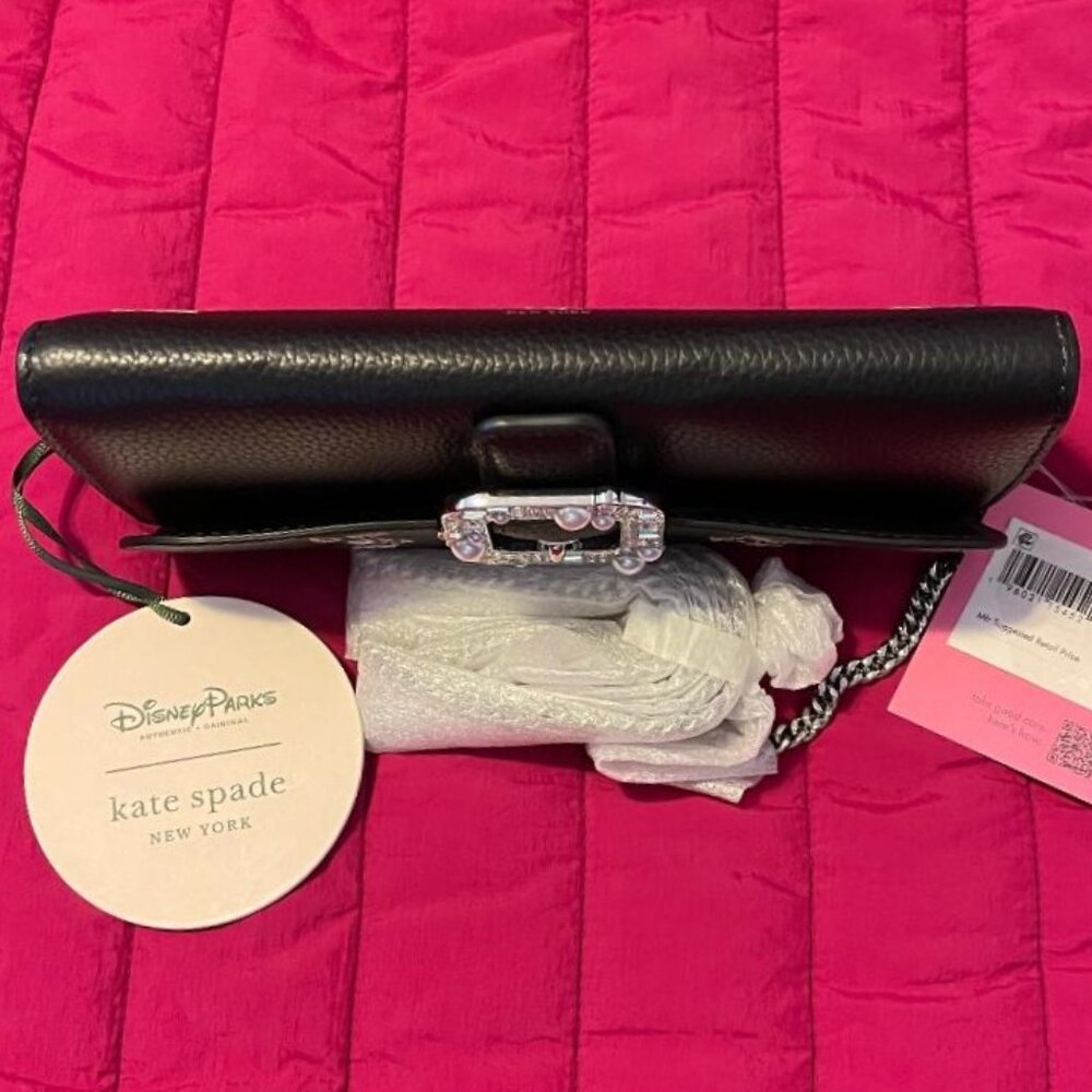 NWT $228 DISNEY PARKS & KATE SPADE WITH MINNIE MOUSE CROSSBODY / WALLET / WOC - Picture 8 of 17